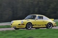 Journées d'Automne 2012 - Porsche 911 Carrera 2.7 RS jaune 3/4 avant gauche filé