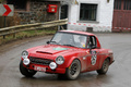 Datsun Fairlady, rouge, action, 3-4 avg