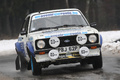 Ford Escort MK2, blanc+bleu, action face