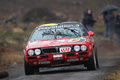 Lancia Beta, rouge, action face