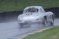 Le Mans Classic 2012 - Mercedes 300 SL gris 3/4 arrière droit penché