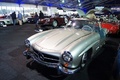 Vente Artcurial LMC 2012 - Mercedes 300 SL gris 3/4 avant gauche portes ouvertes