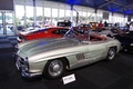 Vente Artcurial LMC 2012 - Mercedes 300 SL Roadster gris 3/4 avant gauche