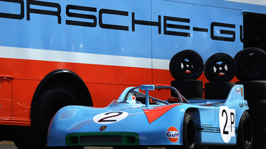 Porsche Gulf 3/4 avant gauche 