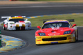 Le Mans Classic 2018 - Ferrari 575 GT1 rouge/jaune face avant