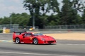 Le Mans Classic 2018 - Ferrari F40 LM rouge 3/4 avant droit filé