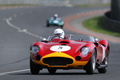 Le Mans Classic 2018 - Maserati 450 S rouge/jaune 3/4 avant gauche