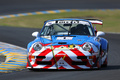 Le Mans Classic 2018 - Porsche 993 GT2 bleu face avant