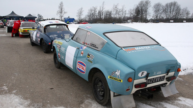 Citroën DS, bleu, dos