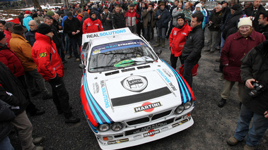 Lancia 037, plongée, foule