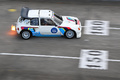 Les Grandes Heures Automobiles 2015 - Peugeot 205 T16 blanc filé vue de haut