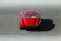 Les Grandes Heures Automobiles 2016 - Effeffe Berlinetta rouge face arrière vue de haut