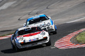 Les Grandes Heures Automobiles 2016 - Ferrari 308 Groupe B blanc 3/4 avant droit penché