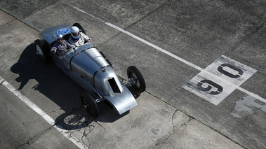 Les Grandes Heures Automobiles 2016 - Voisin Speed Record 3/4 avant droit vue de haut