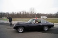 Aston Martin DB6 bleu profil