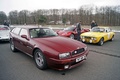 Aston Martin Virage Shooting Brake bordeaux 3/4 avant droit