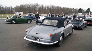 Lancia Aurelia Spider B24 anthracite 3/4 arrière droit