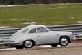 Porsche 356 gris 3/4 arrière droit filé