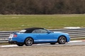 Shelby GT500 Convertible bleu 3/4 arrière droit filé