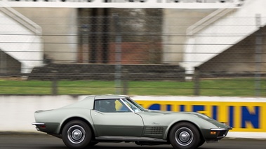 Malte à Montlhéry 2017 - Chevrolet Corvette C3 454 anthracite filé