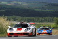 McLaren F1 GTR blanc 3/4 avant gauche