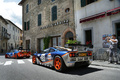 McLaren F1 GTR bleu 3/4 arrière gauche 