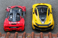 McLaren F1 GTR rouge & P1 jaune 