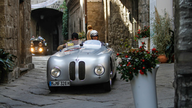 BMW 328 MM, gris, face village