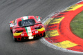 Modena Track Days 2015 - Ferrari 458 Challenge rouge face arrière vue de haut