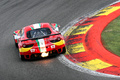 Modena Track Days 2015 - Ferrari 458 Challenge rouge face arrière vue de haut