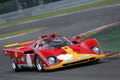 Ferrari 512 M rouge 3/4 avant droit penché