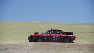 Lancia Fulvia rouge, filé gch