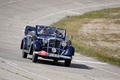 Raid Suisse-Paris 2012 - Maybach SW 38 Cabriolet bleu 3/4 avant droit