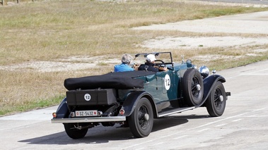 Raid Suisse-Paris 2012 - Rolls Royce cabriolet vert 3/4 arrière droit