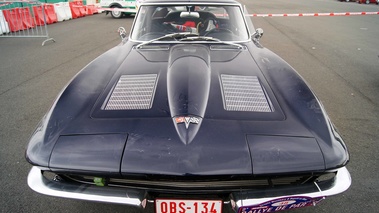 Rallye de Paris Classic 2012 - Chevrolet Corvette C2 bleu face avant