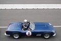 Rallye de Paris Classic 2012 - Ferrari 250 GT California Spider bleu profil vue de haut