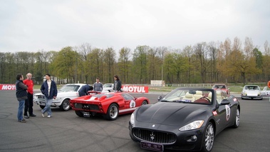 Rallye de Paris Classic 2012 - Maserati GranCabrio anthracite 3/4 avant gauche 2