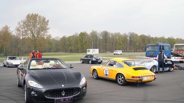 Rallye de Paris Classic 2012 - Maserati GranCabrio anthracite face avant 2