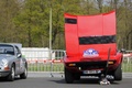 Rallye de Paris Classic 2012 - Maserati Khamsin rouge face avant capot ouvert