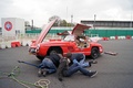 Rallye de Paris Classic 2012 - Mercedes 300 SL rouge 3/4 avant gauche