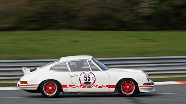 Rallye de Paris Classic 2012 - Porsche 911 Carrera 2.7 RS blanc filé