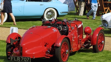 Aston Martin 11⁄2 Litre ‘Ulster' rouge 3/4 arrière droit