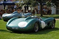 Aston Martin DBR1 vert 3/4 arrière droit