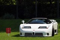 Bugatti EB110 SS blanc face avant