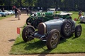 Bugatti Type 35B bleu 3/4 avant gauche