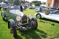 Bugatti Type 43A gris 3/4 avant droit