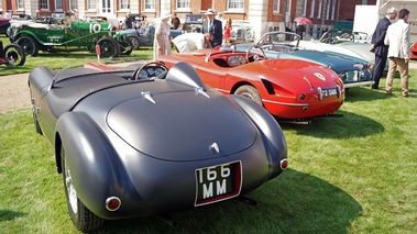 Ferrari 166MM Oblin Barchetta noir mate face arrière