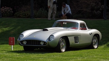 Ferrari 375MM Scaglietti Berlinetta gris 3/4 avant gauche