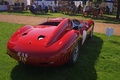 Maserati 300S rouge 3/4 arrière droit