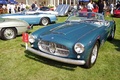 Maserati A6G/54 2000 Zagato Spyder bleu 3/4 avant gauche